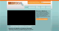 Desktop Screenshot of medifocus.com