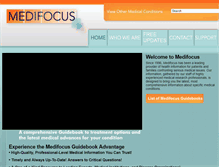 Tablet Screenshot of medifocus.com